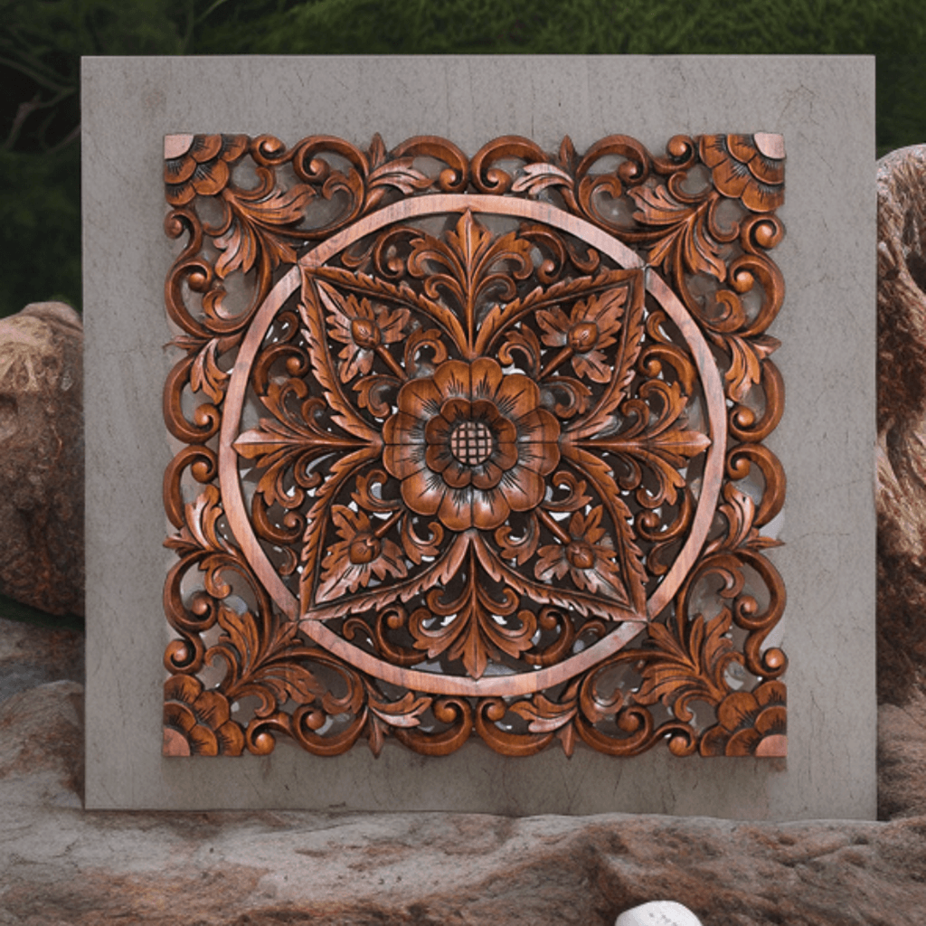Mandala Lotus Cube